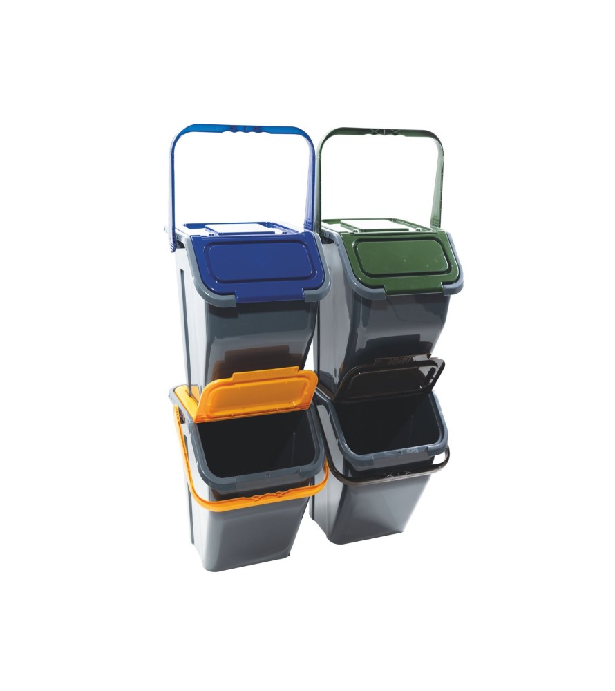 Torre Recycling Set (Poker of 4 Bins)