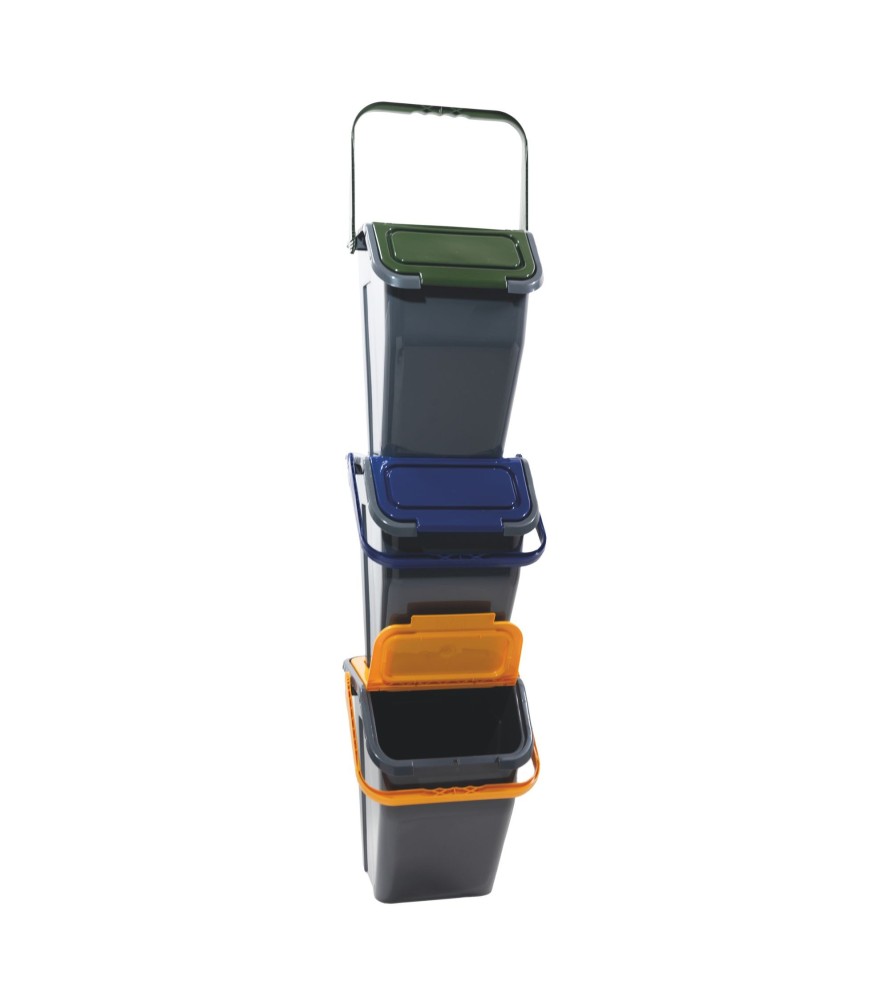 Torre Recycling Set (Tris of 3 Bins)